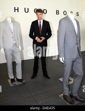 New CEO of HUGO BOSS Claus-Dietrich Lahrs poses for photos in Metzingen, Germany, 16 May 2008. The supervisory board apoointed Lahrs, who is currently managing director with Christian Dior Couture, for five years. Photo: Patrick Seeger Stock Photo