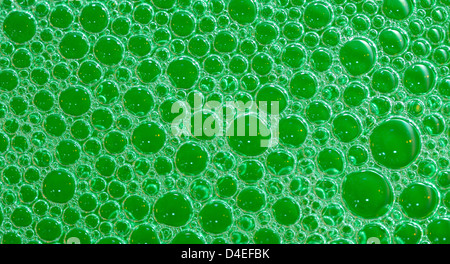 Background shot with small bubbles made from soap. Stock Photo