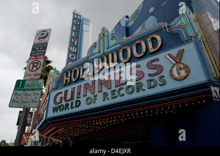 Los Angeles, California, Hollywood Boulevard, Hollywood Guinness World of Records Stock Photo