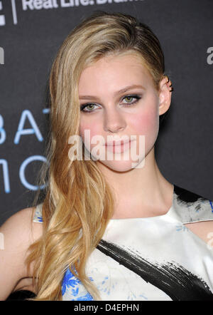 Hollywood, California, USA. 12th March 2013. Nicola Peltz arrives for the premiere of  A&E's Bates Motel' at Soho House. (Credit Image: Credit:  Lisa O'Connor/ZUMAPRESS.com/Alamy Live News) Stock Photo