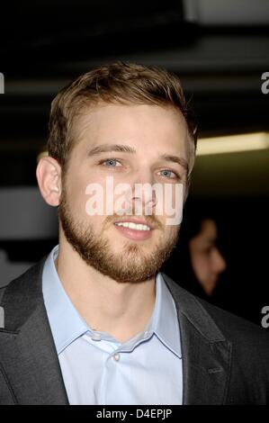 Los Angeles, California, USA. 12th March 2013. Max Theriot at arrivals for BATES MOTEL Series Premiere Party, Soho House, West Hollywood, Los Angeles, CA March 12, 2013. Photo By: Michael Germana/Everett Collection/Alamy Live News Stock Photo