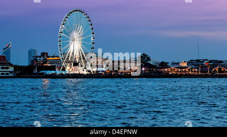 The Asiatique Sky, Thailand's biggest ferris wheel at Asiatque the Riverfront, Bangkok Stock Photo