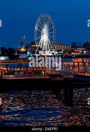 The Asiatique Sky, Thailand's biggest ferris wheel at Asiatque the Riverfront, Bangkok Stock Photo