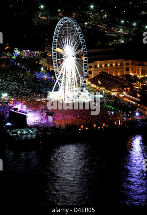 The Asiatique Sky, Thailand's biggest ferris wheel at Asiatque the Riverfront, Bangkok Stock Photo