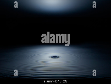 A closeup shot of water surface with ripples at sea Stock Photo - Alamy