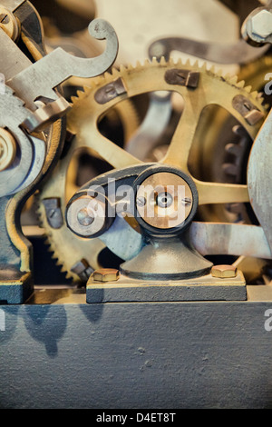 Clock interior Cogs Stock Photo