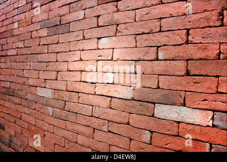 Red brick wall seamless illustration background Stock Photo