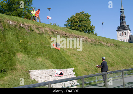 How to safely mow steep slopes