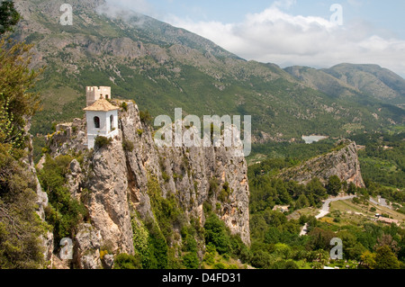 Le Castell De Guadalest valencia Stock Photo