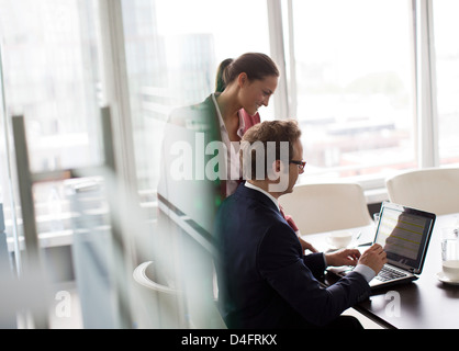 Business people working in office Stock Photo