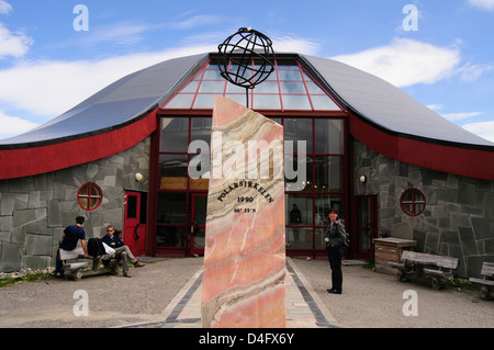 Arctic Circle visitor centre in Norway, 66º 33' north Stock Photo