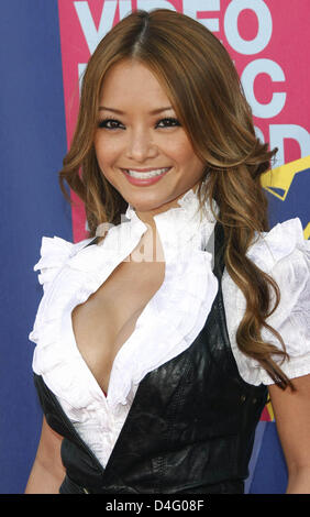 Tila Tequila arrives at the 2008 MTV Video Music Awards at Paramount Studios in Hollywood, Los Angeles, USA, 07 September 2008. Photo: Hubert Boesl Stock Photo
