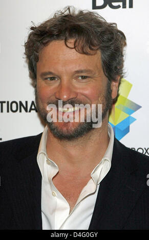 British actor Colin Firth arrives at the premiere of the film 'Easy Virtue' during the 2008 Toronto International Film Festival at Visa Screening Room in Toronto, Canada, 08 September 2008. Photo: Hubert Boesl Stock Photo