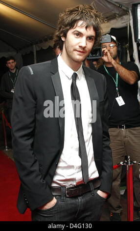 English actor Jim Sturgess is pictured at the premiere of the movie 'Fifty Dead Men Walking' during the 2008 Toronto International Film Festival at Roy Thomson Hall in Toronto, Canada, 10 September 2008. Photo: Hubert Boesl Stock Photo