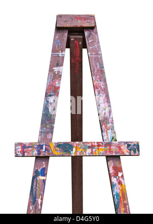 Easel isolated Stock Photo