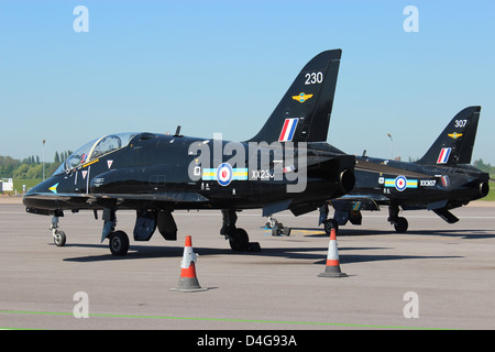 RAF BAE Hawk T1 trainers Stock Photo