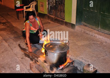 Sancocho .Calle Maturin in MEDELLIN .Department of Antioquia. COLOMBIA Stock Photo