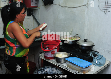 Sancocho .Calle Maturin in MEDELLIN .Department of Antioquia. COLOMBIA Stock Photo