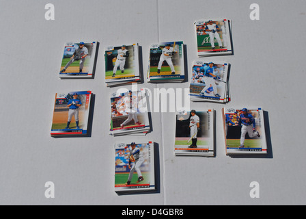baseball  cards Stock Photo