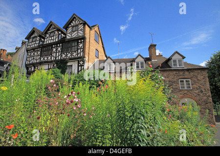 Bishop Percy's House (on the left), Bridgnorth, Shropshire, England, UK Stock Photo