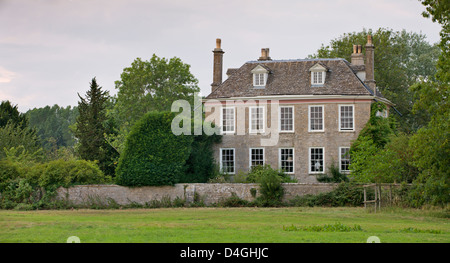 Buscot Manor house beside the River Thames in the Cotswolds, Oxfordshire, England. Summer (July) 2010. Stock Photo