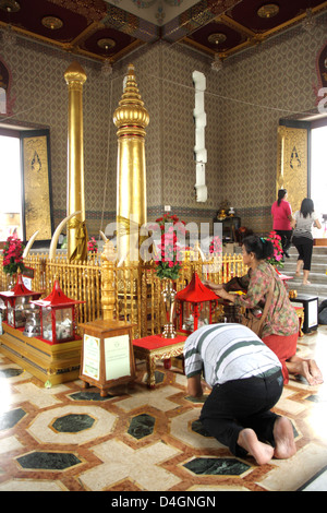 The city pillar shrine in Bangkok, Thailand