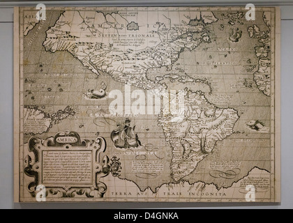 'America' by Arnoldo di Arnoldi, circa 1600 - Library of Congress, Washington, DC USA Stock Photo