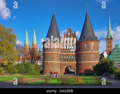 Luebeck Tor - Luebeck Gate 01 Stock Photo
