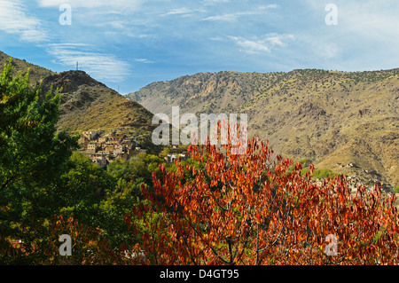 Imlil village, Toubkal mountains, High Atlas, Morocco, North Africa Stock Photo