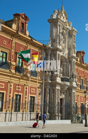 San Telmo Palace, facade, Seville, Andalusia, Spain