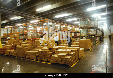 Salt Lake City Utah USA Bishops Storehouse Flourescent Lighting Stock Photo