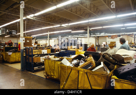 Salt Lake City Utah USA Bishops Storehouse Flourescent Lighting Electrical Goods And Type Writers Stock Photo