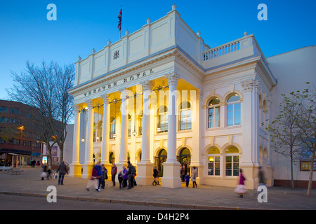 The Theatre Royal at Christmas, Nottingham, Nottinghamshire, England, UK Stock Photo