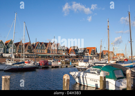 Volendam harbour, North Holland Province, The Netherlands (Holland) Stock Photo
