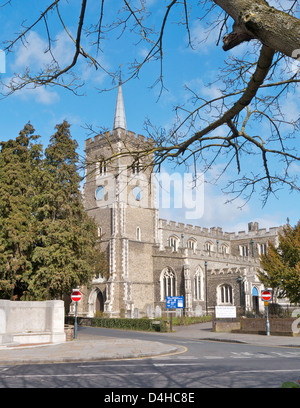 St Mary The Virgin Parish Church Ware, Hertfordshire. Stock Photo