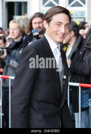 Count Rodolphe of Limburg Stirum arrives for his civil wedding with Archduchess Marie Christine of Austria at the City Hall in Mechelen, Belgium, 06 December 2008. Photo: Patrick van Katwijk Stock Photo