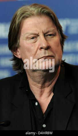 Swedish actor Rolf Lassgard pictured during the press conference on his film ?Storm? at the 59th Berlin International Film Festival in Berlin, Germany, 07 February 2009. The film runs in Competition, a total of 18 films compete for the Silver and Golden Bears of the 59th Berlinale. Photo: TIM BRAKEMEIER Stock Photo