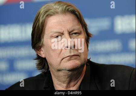 Swedish actor Rolf Lassgard pictured during the press conference on his film ?Storm? at the 59th Berlin International Film Festival in Berlin, Germany, 07 February 2009. The film runs in Competition, a total of 18 films compete for the Silver and Golden Bears of the 59th Berlinale. Photo: TIM BRAKEMEIER Stock Photo