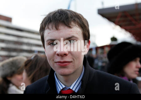 Cheltenham, UK. 13th March 2013.  Jockey Joseph O'Brien in portrait. Credit:  dpa picture alliance / Alamy Live News Stock Photo