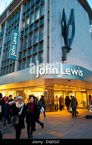 John Lewis department store on Oxford Street, London UK Stock Photo
