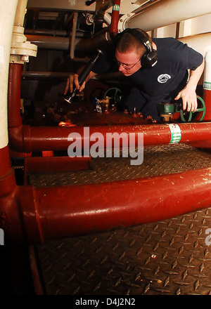 Technical personnel in the maintenance room inspection Stock Photo - Alamy