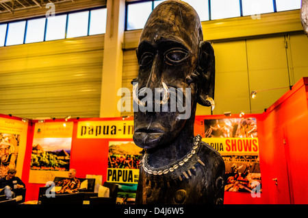 The World's Leading Travel Trade Show, Berlin, Germany, Papua-New Guinea stand Stock Photo