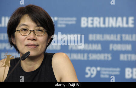 Hong Kong director Ivy Ho pictured at the press conference for her film ?Claustrophobia? at the 59th Berlin International Film Festival in Berlin, Germany, 10 February 2009. The film runs in the ?Panorama Special? section, a total of 18 films compete for the Silver and Golden Bears of the 59th Berlinale. Photo: SOEREN STACHE Stock Photo