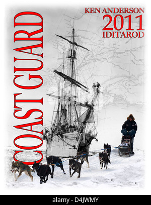 USCG Iditarod 2011 logo Stock Photo