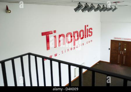 TINOPOLIS studios and media centre, llanelli Wales UK Stock Photo