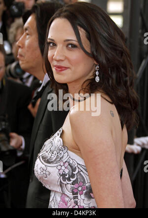 Italian actress and jury member Asia Argento arrives for the gala screening of Pixar?s animation film ?Up? that runs out of competition and opens the 62nd Cannes Film Festival in Cannes, France, 13 May 2009. The film festival will take place from 13 til 24 May 2009. Photo: Hubert Boesl Stock Photo