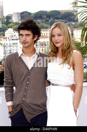 Actor Ben Wishaw and actress Abbie Cornish arrive on the red carpet ...