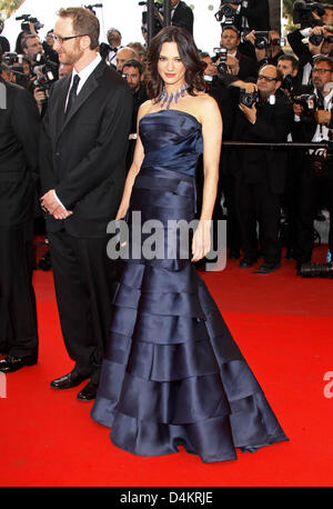 Italian actress and jury member Asia Argento arrives for the premiere of the film ?Vengeance? during the 62nd Cannes Film Festival in Cannes, France, 17 May 2009. Photo: Hubert Boesl Stock Photo