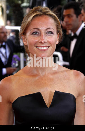 French actress Anne-Sophie Lapix arrives for the premiere of the film ?Vengeance? during the 62nd Cannes Film Festival in Cannes, France, 17 May 2009. Photo: Hubert Boesl Stock Photo