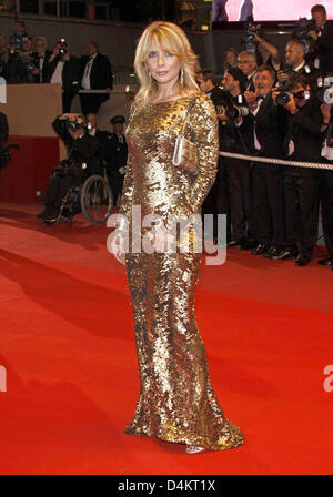 US actress Rosanna Arquette arrives for the premiere of ?Antichrist? during the 62nd Cannes Film Festival in Cannes, France, 18 May 2009. Photo: Hubert Boesl Stock Photo